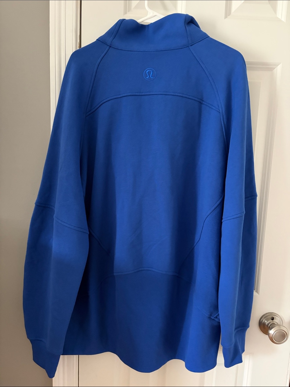 lululemon Scuba Oversized Funnel Neck Half-Zip Pullover - Blue - Picture 4 of 4